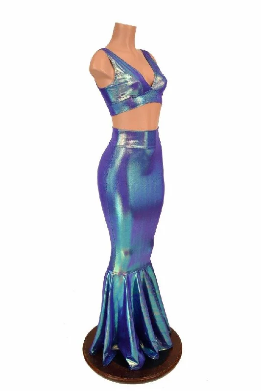 2PC Mermaid Skirt & Starlette Bralette