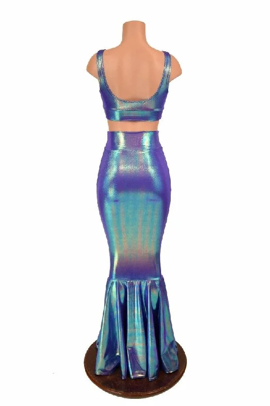 2PC Mermaid Skirt & Starlette Bralette