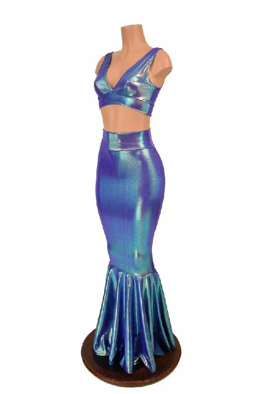 2PC Mermaid Skirt & Starlette Bralette