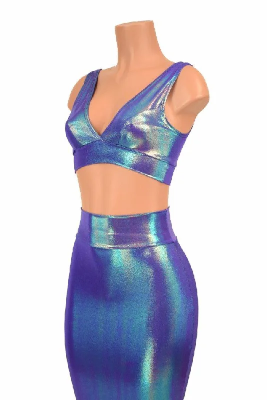 2PC Mermaid Skirt & Starlette Bralette