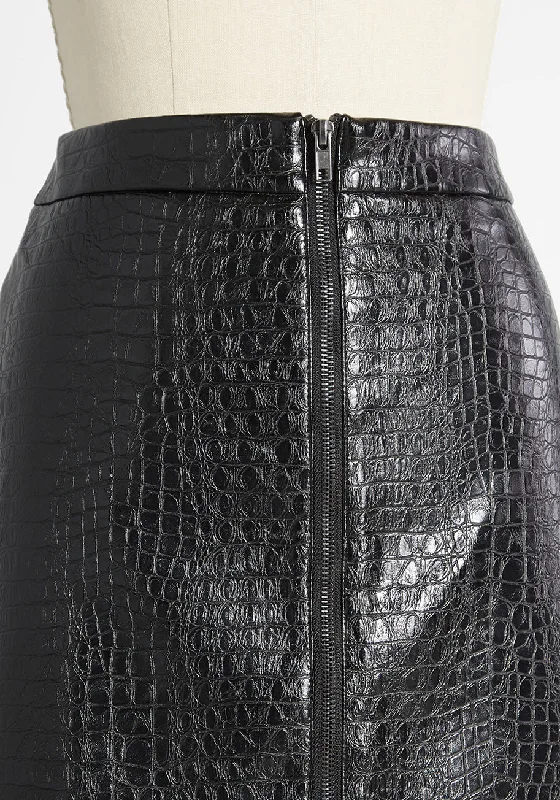 Crocodile Rock Mini Skirt