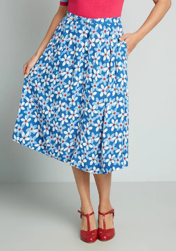 Free To Flourish Midi Skirt