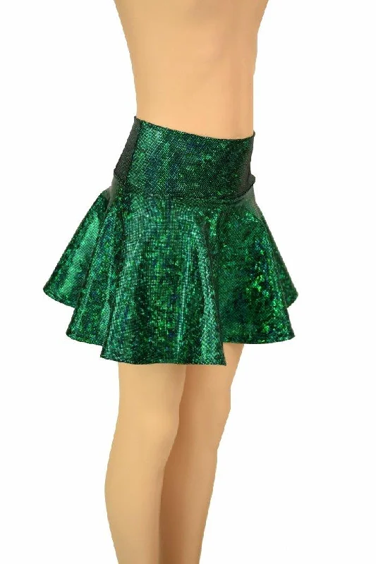 Green Kaleidoscope Kids Skirt or Skort