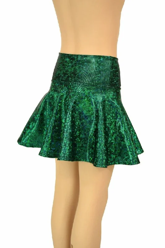 Green Kaleidoscope Kids Skirt or Skort