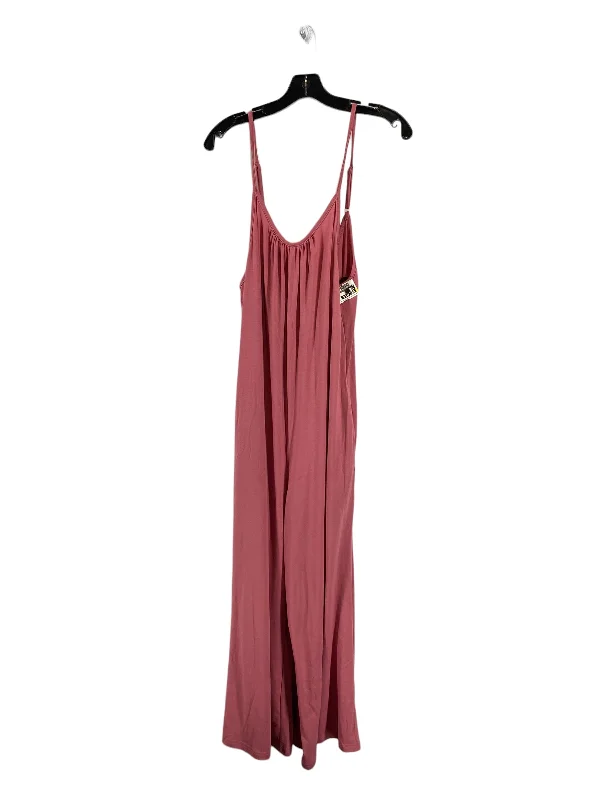 Jumpsuit By Clothes Mentor In Pink, Size: L