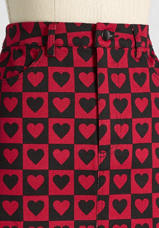 Lost in the Love Game Mini Skirt