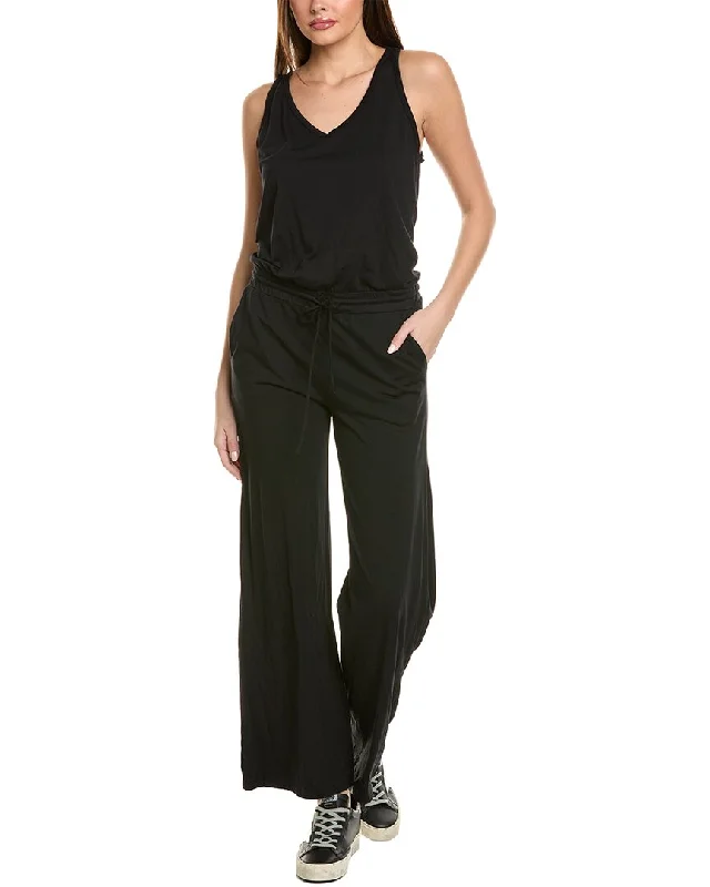 Michael Stars Double V-Neck Jumpsuit