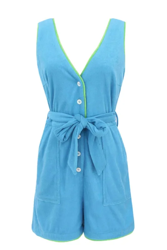 Mila Romper In Bleu