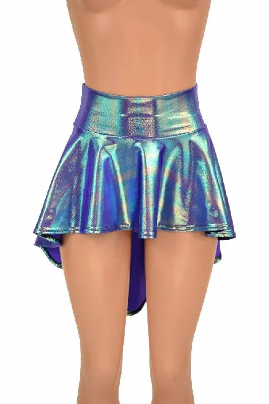 Moonstone Metallic Hi Lo Rave Skirt