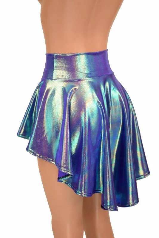 Moonstone Metallic Hi Lo Rave Skirt