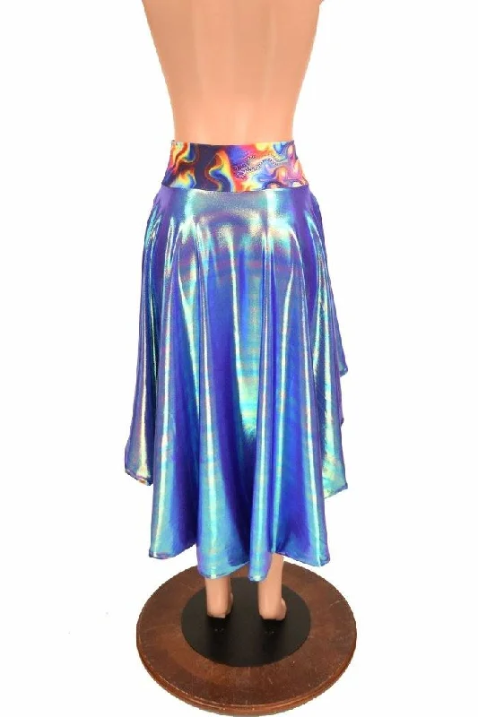 Moonstone & Meteorite Hi-Lo Flip Skirt