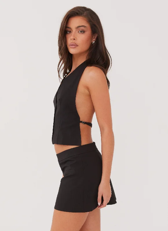 Sarah Mini Skirt - Black