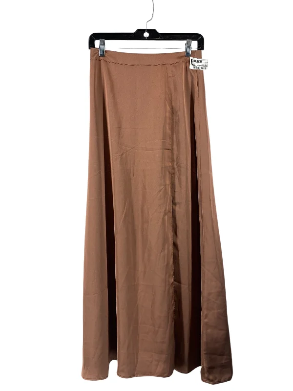 Skirt Maxi By Clothes Mentor In Copper, Size: M