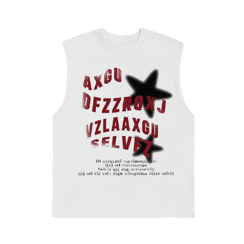 High Street Text Stars Vest