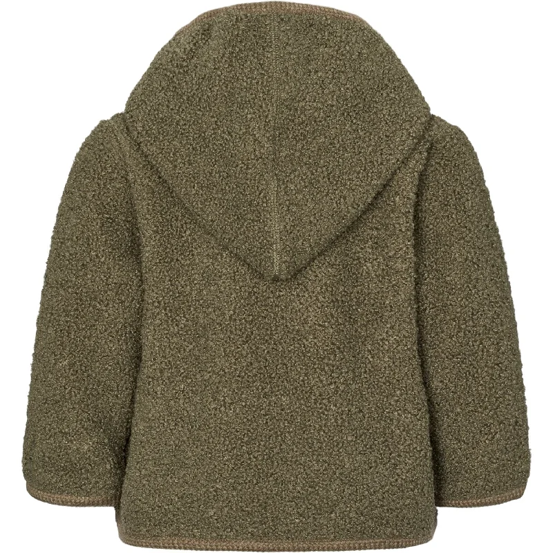 MarMar Bonded Teddy Olive Leaf Jojo Fleece Jacket