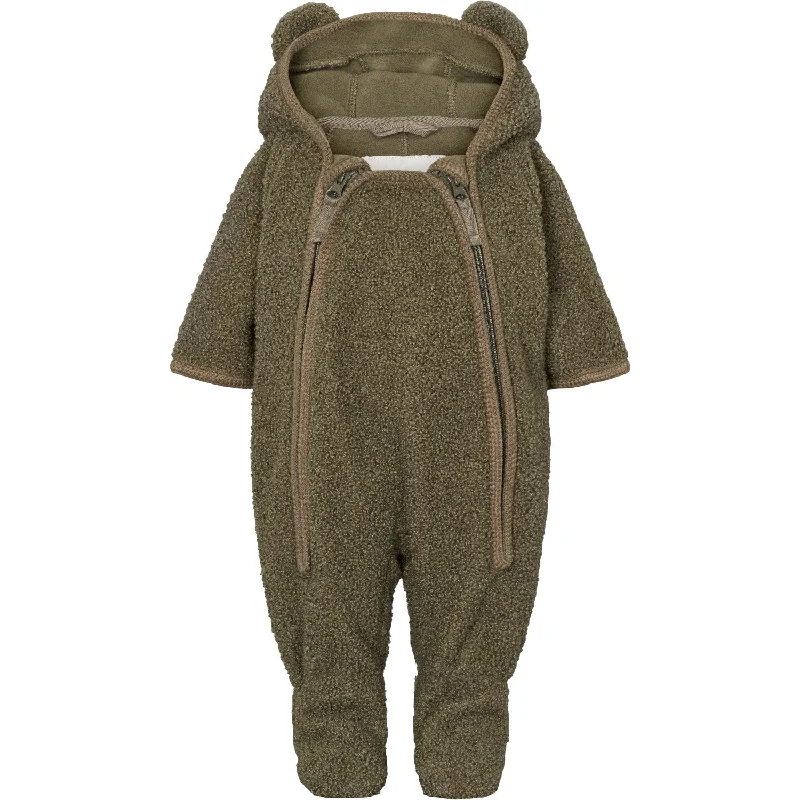 MarMar Bonded Teddy Olive Leaf Robert B Suit