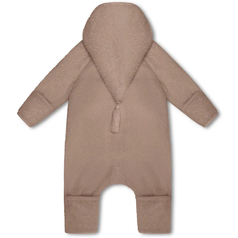 Mini A ture Grey Brown Adel Teddy Fleece Full suit