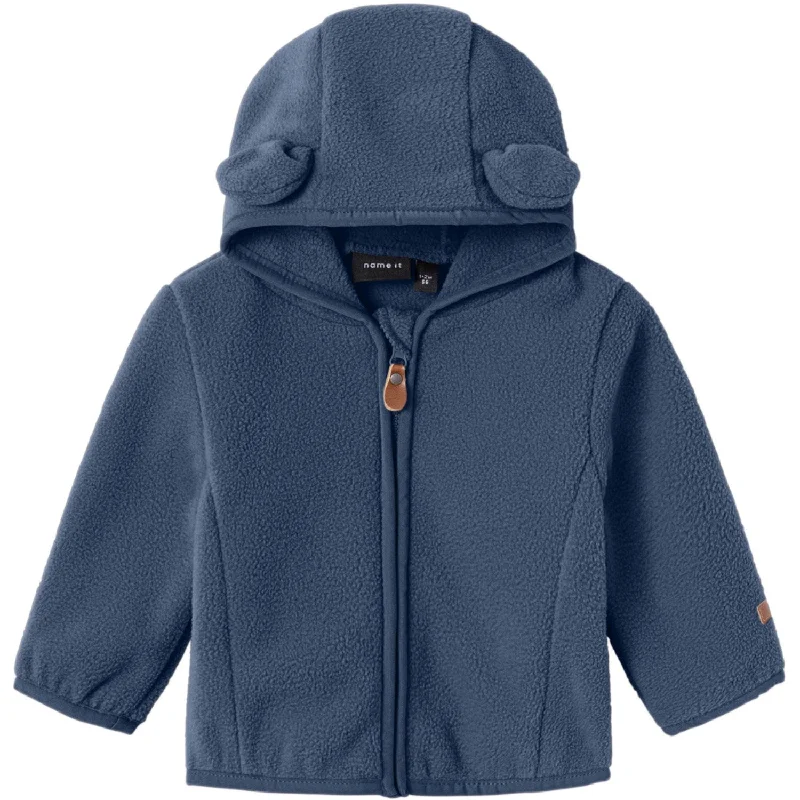 Name It Dark Denim Meeko Fleece Jacket