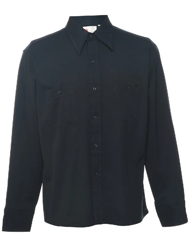 1970s Navy Shirt - L