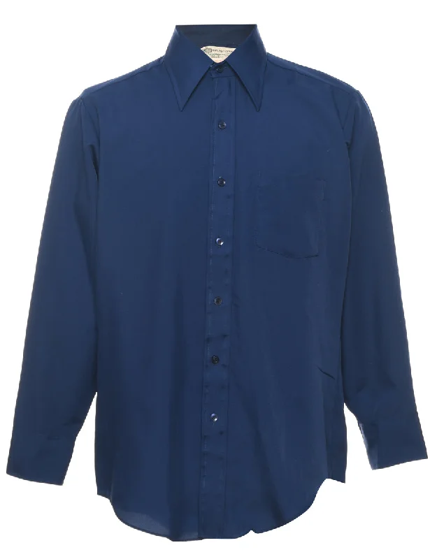 1970s Navy Shirt - L