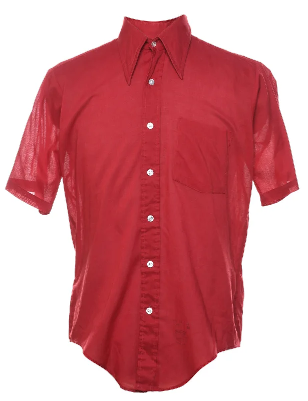 1970s Red Shirt - M