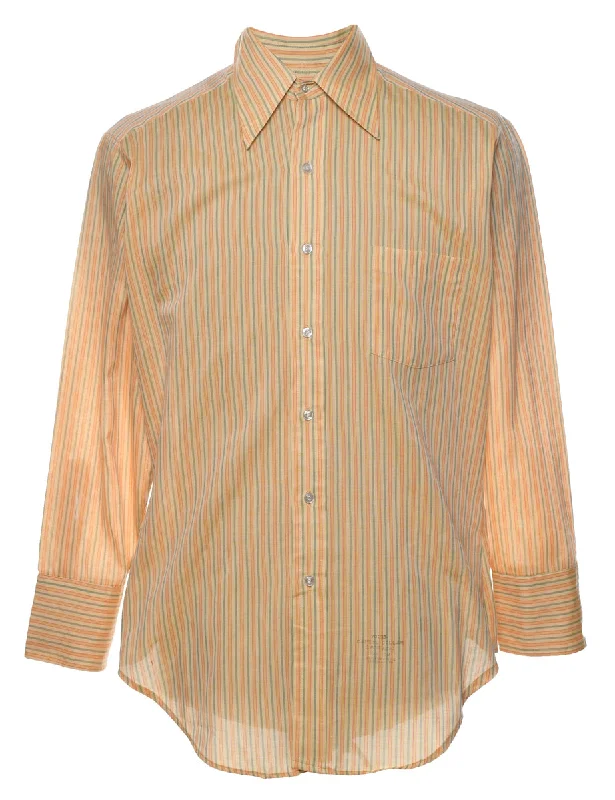 1970s Sears Striped Shirt - M