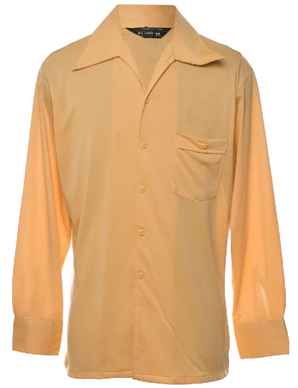 1970s Yellow Shirt - M