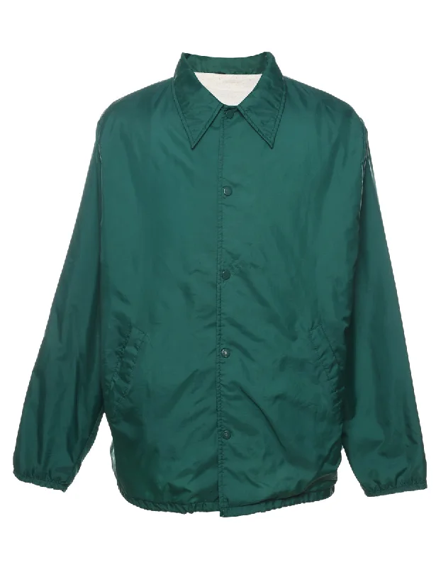 1980s Green Coach Jacket - XL