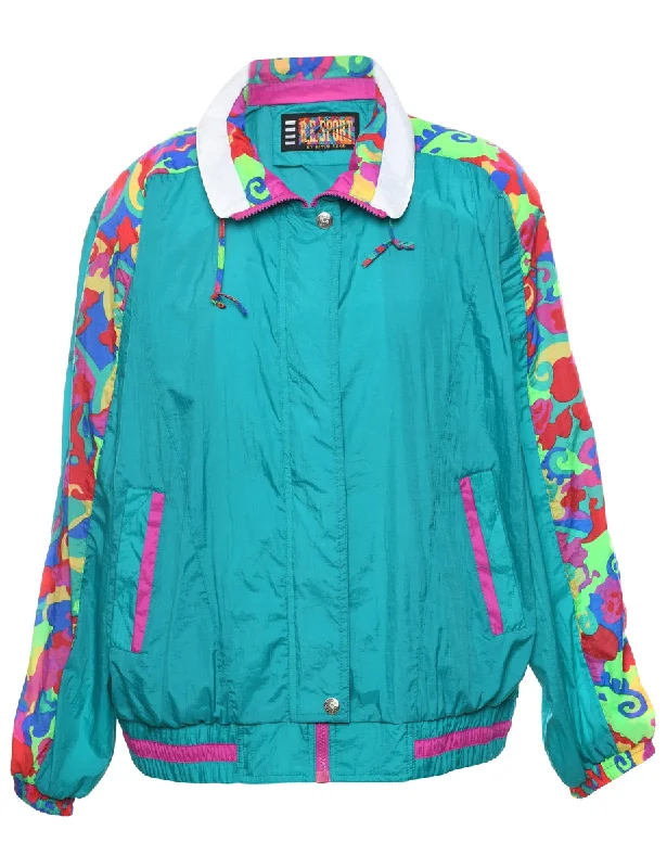 1990s Abstract Design Multi-Colour Jacket - L