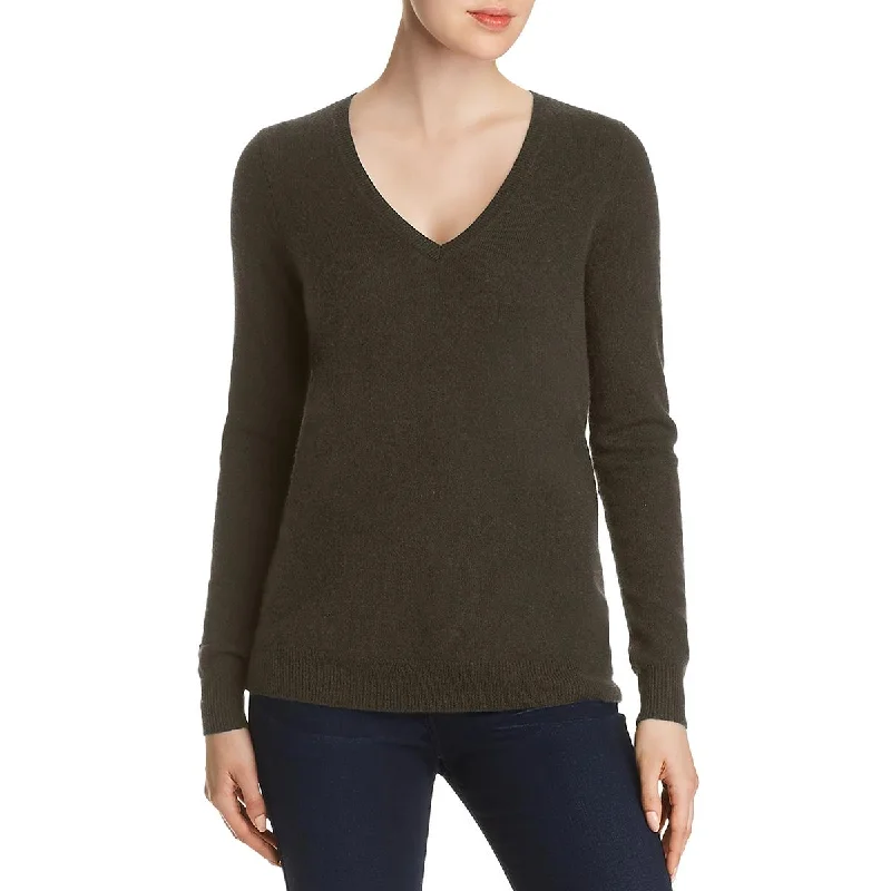 Private Label Womens Sutton Cashmere V Neck Sweater