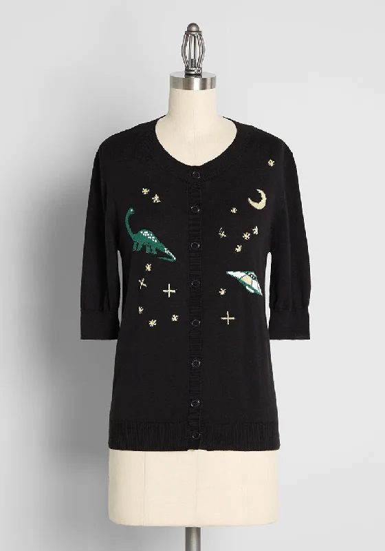 Rawrs and Stars Cardigan